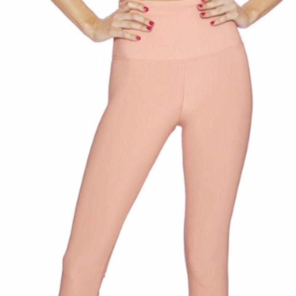 RIBBED AYLA LEGGING PINK